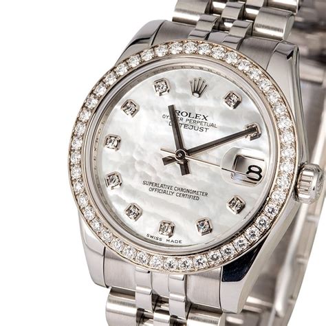 rolex 178384 mother of pearl diamond dial|rolex datejust 31 mm.